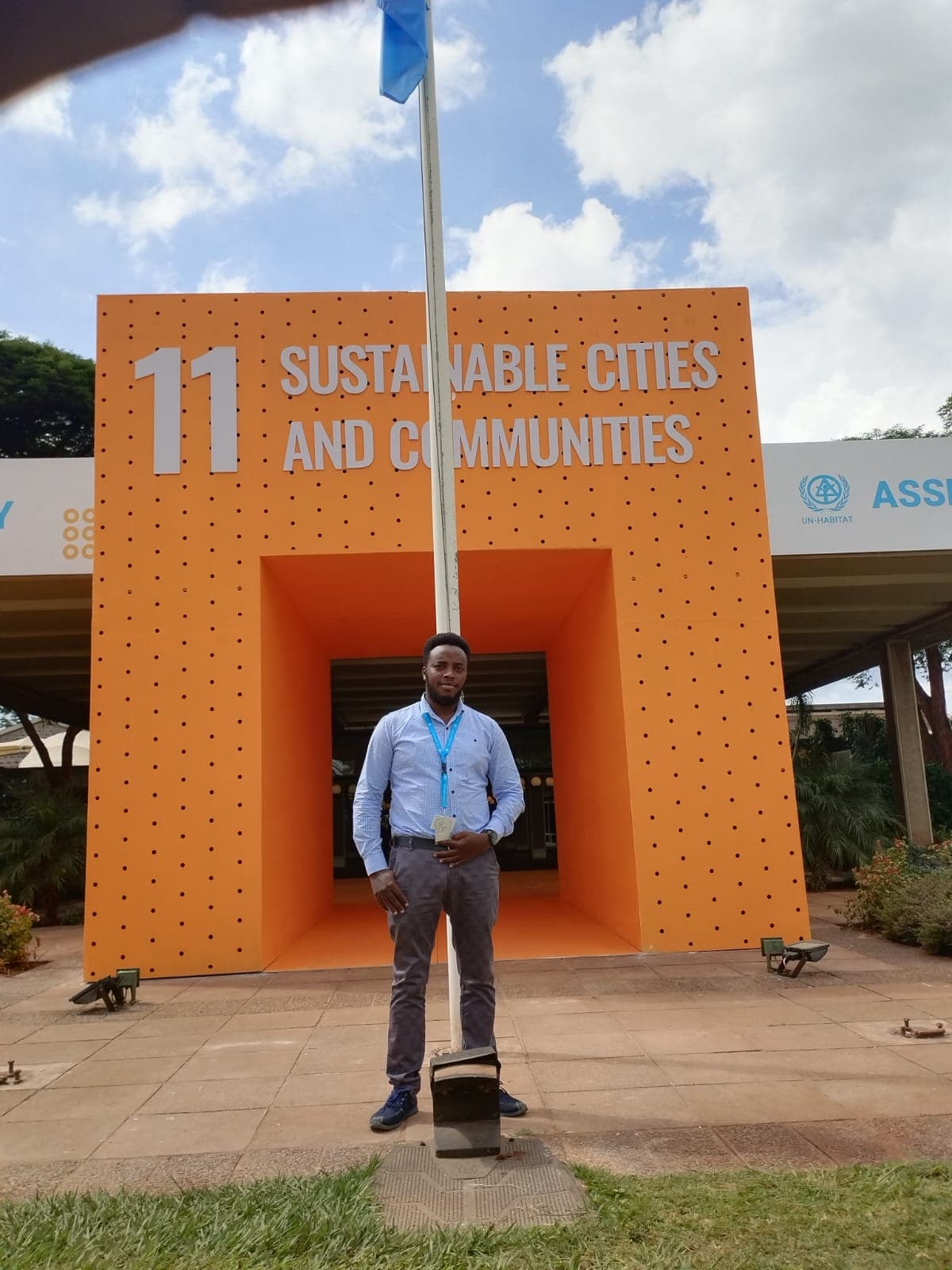 Boniface Muchendu at UN-Habitat, Nairobi